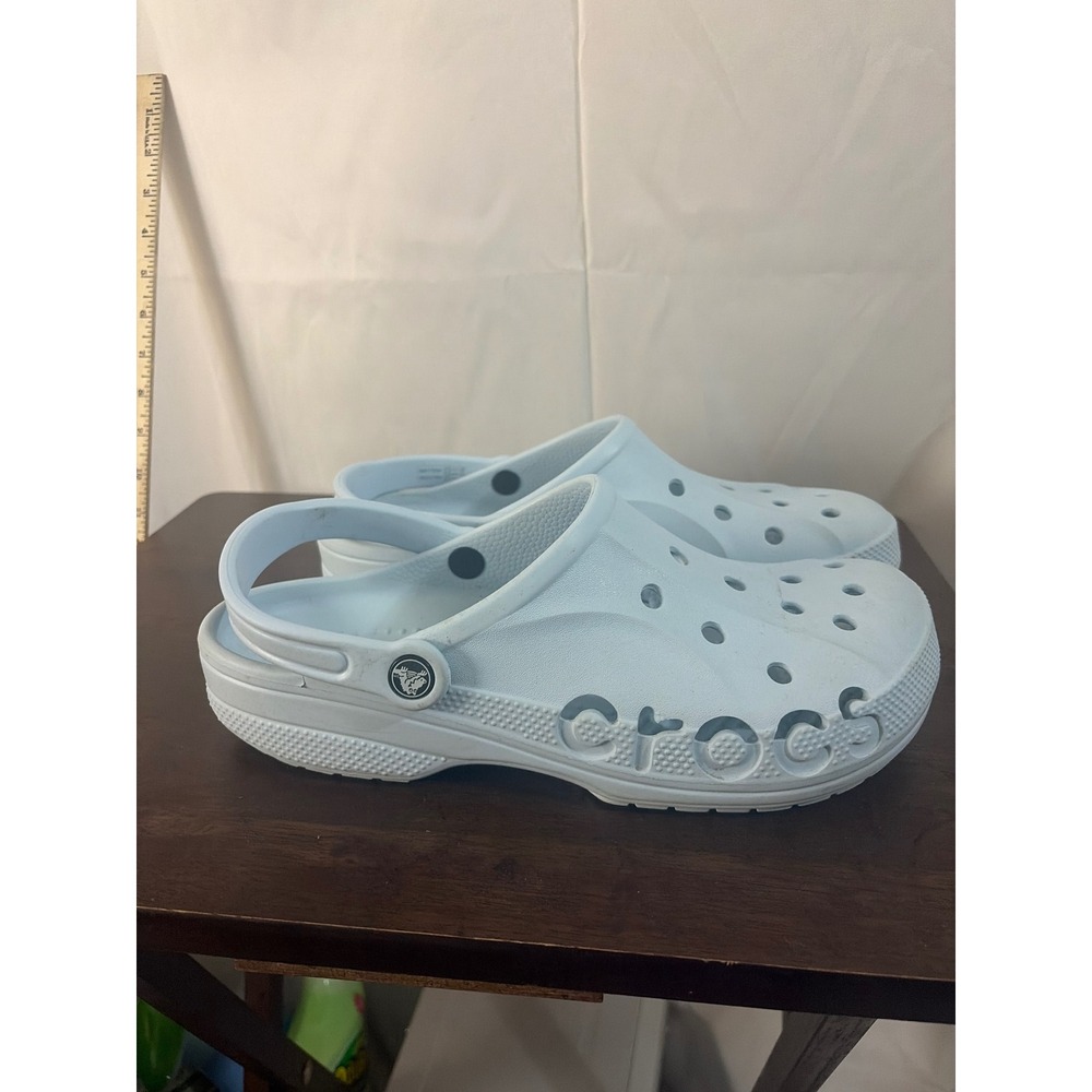 Crocs Baya Clog  Light Blue Mens 10 Womens 12 Comfort Slip On 10126